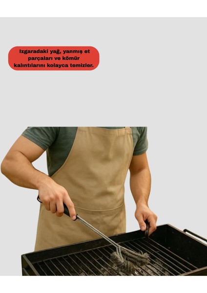 Grill ve Mangal Izgara Temizlik Aparatı Midastech fırsatları