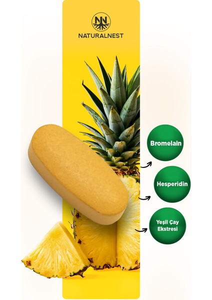 Bromelain Extra 2400 Gdu/g 60 Tablet modelleri