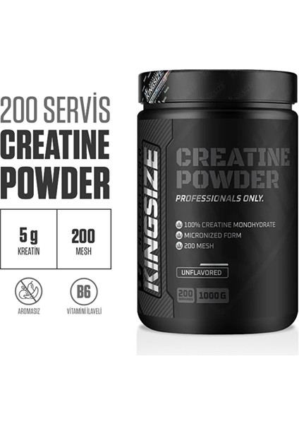 Creatine Powder 1000 Gr Aromasız