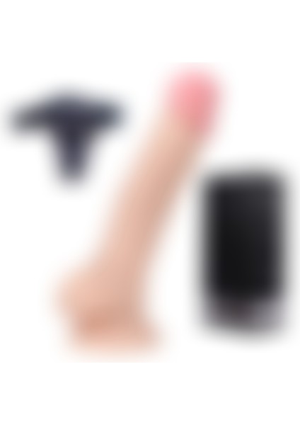 Belden Bağlamalı Protez Penis Strapon 17Cm