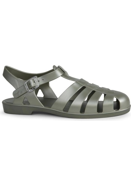 36-40 Numara Arası Bıarrıtz Metal Sandalet - Yeşil modelleri