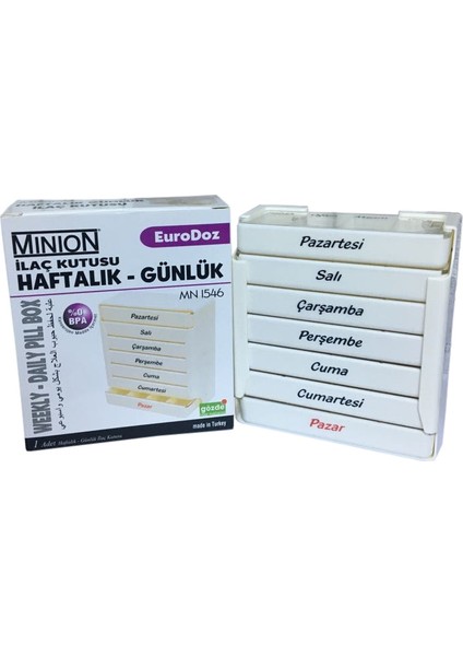 Ilaç Kutusu Haftalık-Günlük MN1546 fiyatları