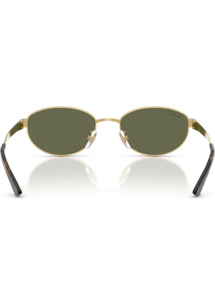 Rb 3774D 001/9A 55 Unisex Güneş Gözlüğü Altın Çerçeve Polarize Cam Özelliğiyle