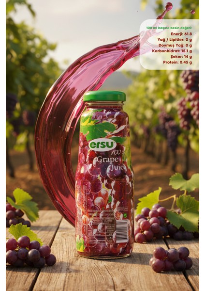 %100 Üzüm Suyu 250 ml 12'li fiyatları