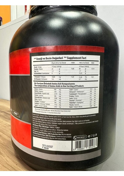 Protein Tozu 2.3 Kg. 68 Servis Çikolatalı fiyatları