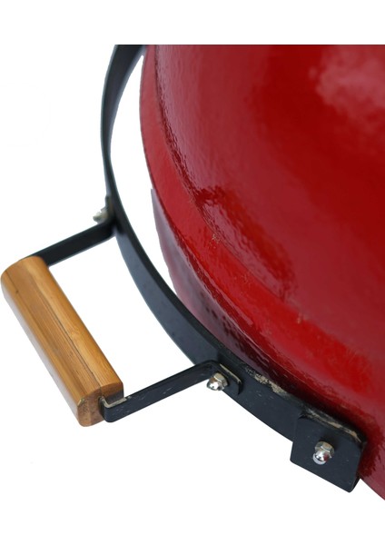 Kamado Pizza Fırını Kırmızı