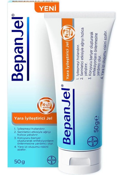 Bepanjel Yara İyileştirici Jel 50 gr modelleri
