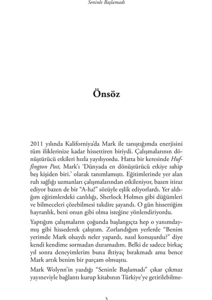 Sola Seninle Başlamadı Mark Wolynn Kişisel Gelişim fiyatları