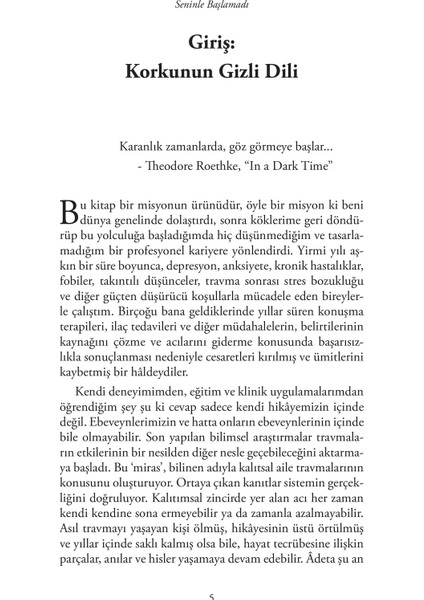 Sola Seninle Başlamadı Mark Wolynn Kişisel Gelişim fırsatları
