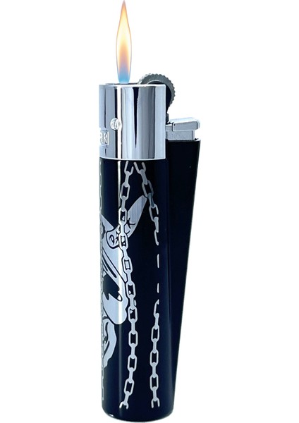 Clipper Deadly Chains Serisi Metal Çakmak - Silver modelleri
