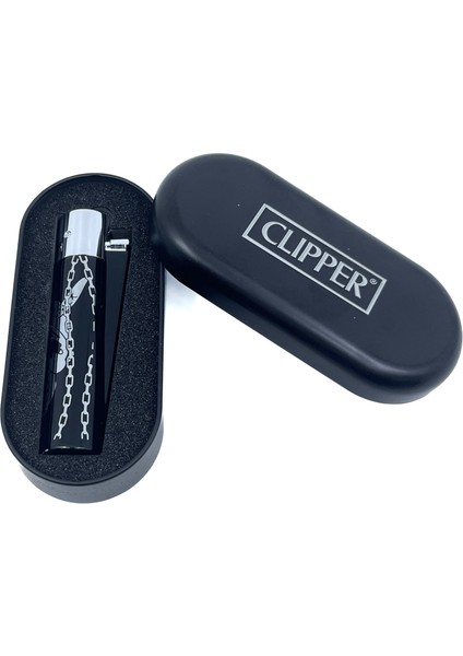 Clipper Deadly Chains Serisi Metal Çakmak - Silver indirimleri