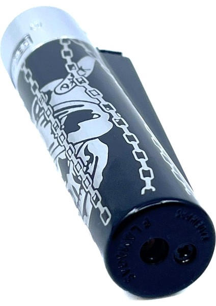 Clipper Deadly Chains Serisi Metal Çakmak - Silver