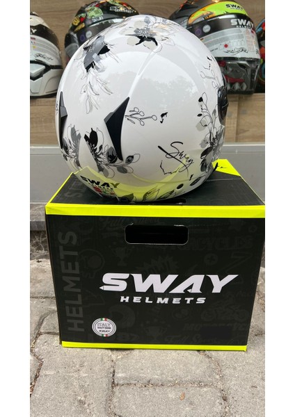 Sw 715 Irıs Grey Yarım Kask(Ayna Vizörlü) fiyatları