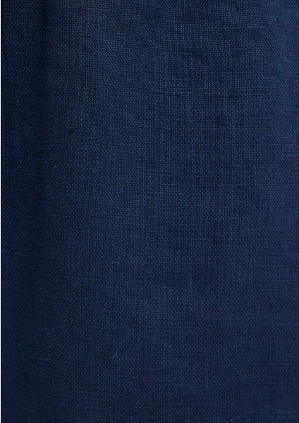 Lacivert Keten Pantolon 0010577-80872