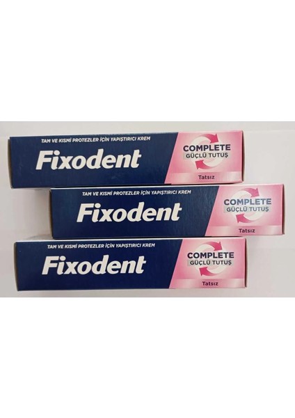 Diş Protez Yapıştırıcı Aromasız 47g X3 Güçlü Tutuş Özelliği ile Tam Koruma fiyatları