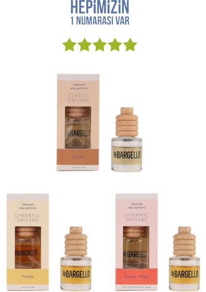 Odunsu + Vanilya + Karpuz-Mango Araç Parfümü 8 ml