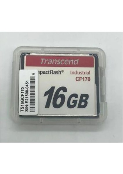 Transcend 16GB CF170 300X Endüstriyel Compact Flash Fiyatı