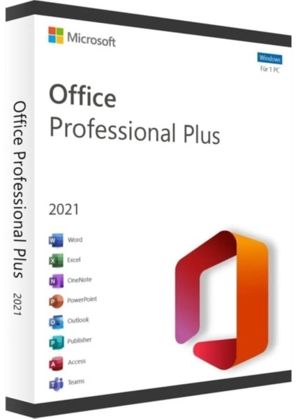 Office 2021 Pro Plus Dijital Lisans Anahtarı 2025 Ömür Boyu Lisans 1 Kullanıcı