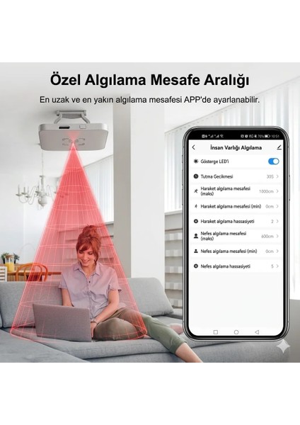 Tuya Wifi Akıllı Insan Varlığı Hareket Işık Sensörü modelleri