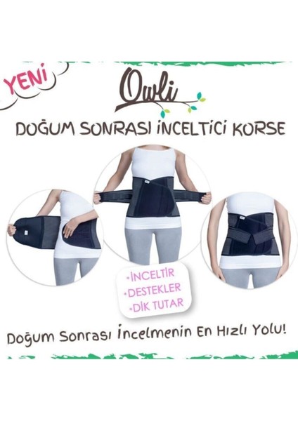 Doğum Sonrası Korse Siyah