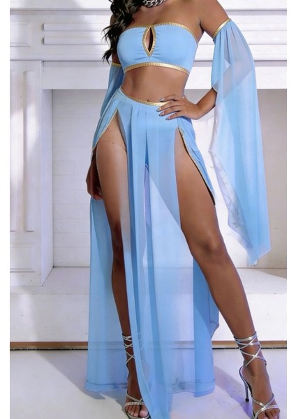 Secret Lady Büyük Beden Tül Gecelik