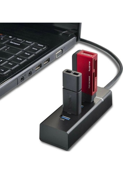 4360 4 Port USB 3.0 Hub Adaptör Yüksek Hızlı Bağlantı Çoğaltıcı Cihaz
