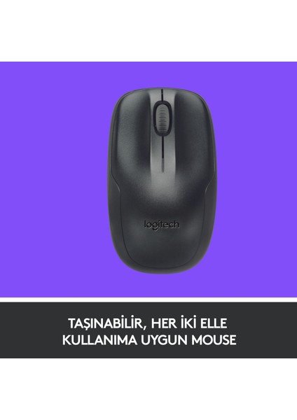 MK220 Q Tr Siyah Kablosuz Klavye Mouse Set fırsatları