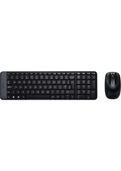 MK220 Q Tr Siyah Kablosuz Klavye Mouse Set
