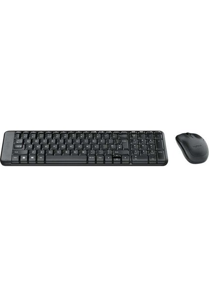 MK220 Q Tr Siyah Kablosuz Klavye Mouse Set