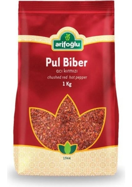 Pul Biber Acı Kırmızı 1000 gr Organik Türkiye Menşeli Taze Öğütülmüş Baharat fiyatları