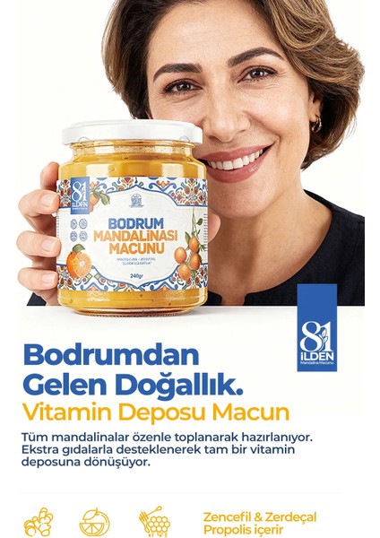 Bodrum Mandalina Macunu 240 Gr