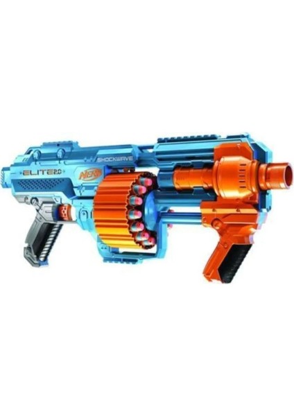 Elite 2.0 Shockwave RD-15 Pompalı Tabanca 9+ Yaş İçin 15 Dart Kapasiteli Eğlenceli Oyun indirimleri