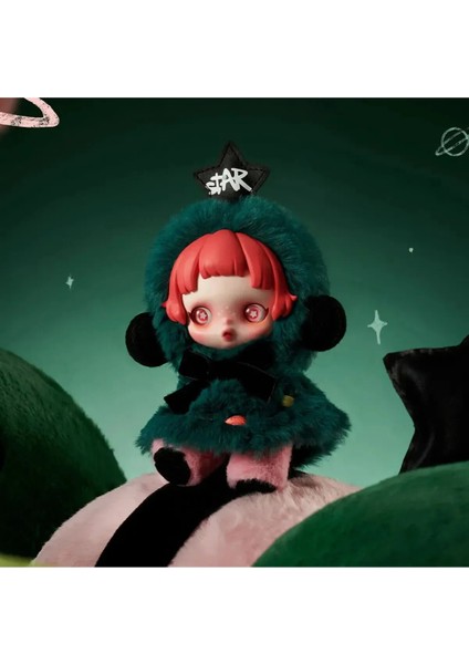 pop mart skullpanda winter symphony series plush anahtarlık