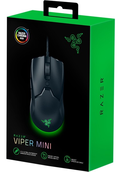Viper Mini Oyun Mouse 8500 DPI Kablolu Hızlı Bağlantı ile Yüksek Performans fırsatları