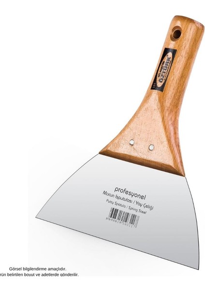 Ahşap Saplı Çelik Macun Spatula 6 Cm. fırsatları