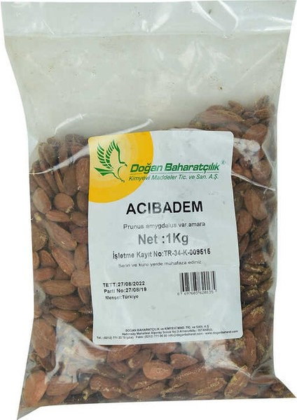 Acı Badem Çiğ Doğal 1000 gr Paket modelleri