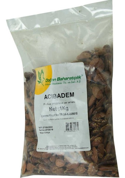 Acı Badem Çiğ Doğal 1000 gr Paket fırsatları