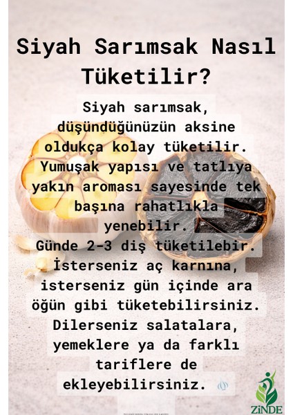 Siyah Sarımsak 200 Gram(Soyulmuş Diş) indirimleri