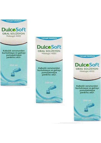 Oral Solüsyon 250 ml - 3 Adet Sıvı Formda Kabızlık Sorununa Yardımcı fiyatları
