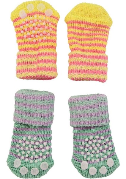 Stripe Socks Köpekler Için Çorap modelleri