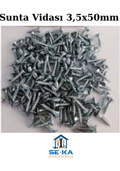 Sunta Vidası 3,5X50MM - 50LI Paket fiyatları