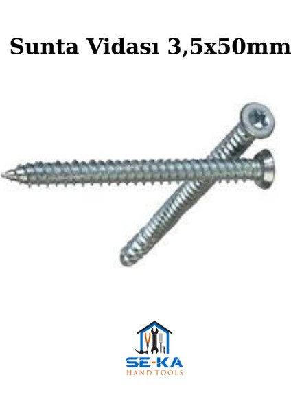 Sunta Vidası 3,5X50MM - 50LI Paket
