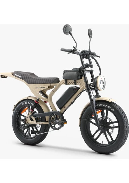 Ape Ryder Mandrıll 1000W Elektrikli Bisiklet Ayna Çanta ve El Gazı Hediyeli