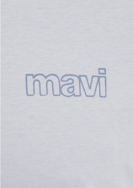 Mavi Logo Baskılı Mavi Interlok Tişört 0610360-70799