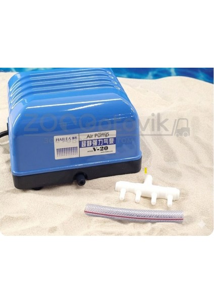 V-20 Süper Sessiz Hava Pompası 20L/DAK modelleri