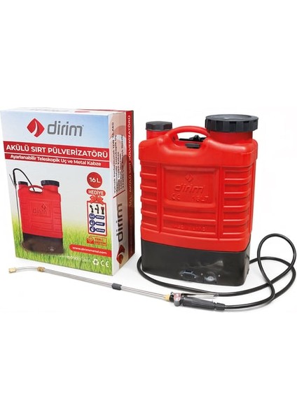Şarjlı Sisleme Pompası 16 Lt - PO016 fiyatları