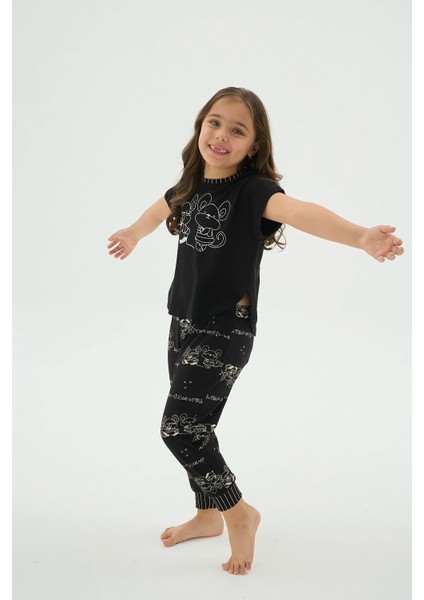 70001 Kız Ç. Baskılı Pijama Takım fiyatları