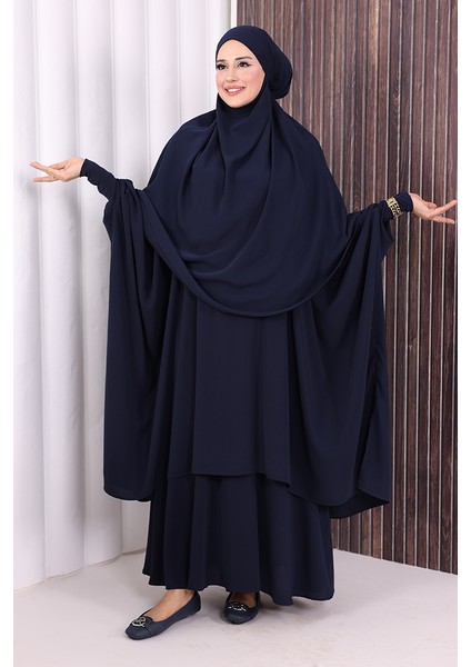 Sufleli Cilbab 6024 Lacivert fırsatları
