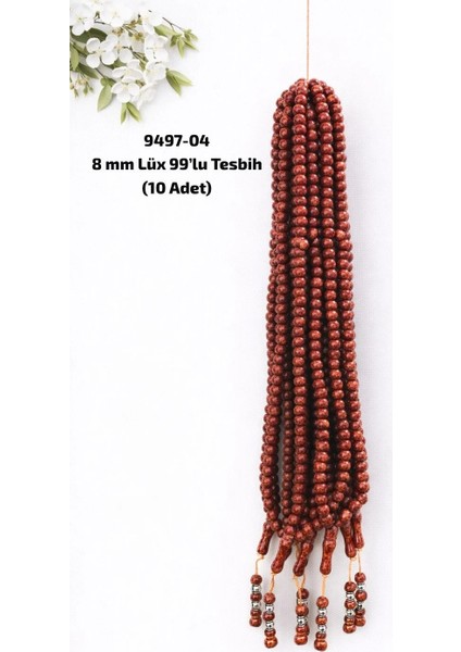 8 mm Lüks 99'lu Tesbih fiyatları