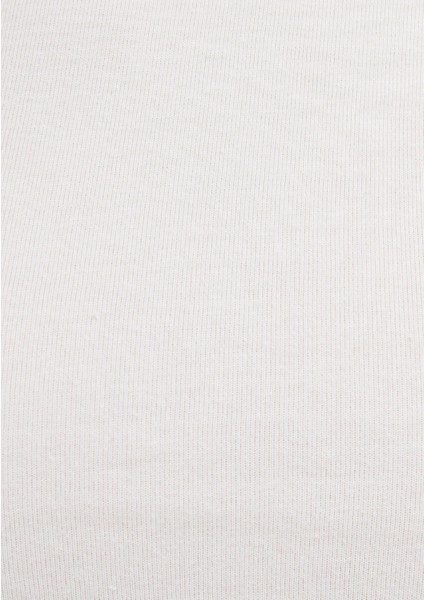 Ekru Basic Crop Tişört 1613942-70057